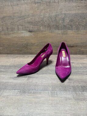 Dee Keller Magenta Velvet Heels Women's Size EU 36.5
